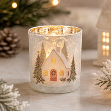 Load image into Gallery viewer, Aurelia Snowy Cottage Votive