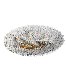 Load image into Gallery viewer, Matte White Petal Trinket Dish