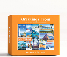 Load image into Gallery viewer, New Zealand Designed - Greetings From 1000 Piece Puzzle