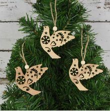 Load image into Gallery viewer, Larger - Timber Vintage Style Christmas Decorations