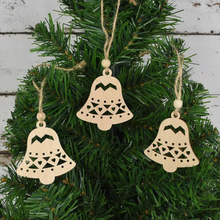 Load image into Gallery viewer, Larger - Timber Vintage Style Christmas Decorations