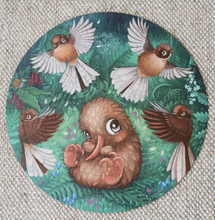 Load image into Gallery viewer, New Zealand Designed Fantail Flurry Jigsaw