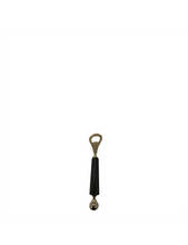 Load image into Gallery viewer, Brass Leather Bottle Opener / Letter Opener / Snuffer / Magnifier on Stand