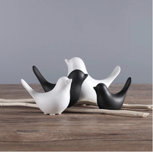 Load image into Gallery viewer, Contemporary Sitting Birds - Set of 2
