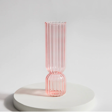 Load image into Gallery viewer, Fluted Coloured Glass Vases