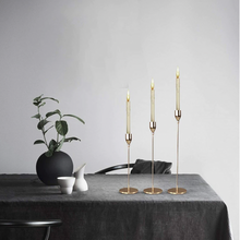 Load image into Gallery viewer, Tulip Shape Candle Sticks - Set of 3