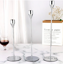 Load image into Gallery viewer, Tulip Shape Candle Sticks - Set of 3
