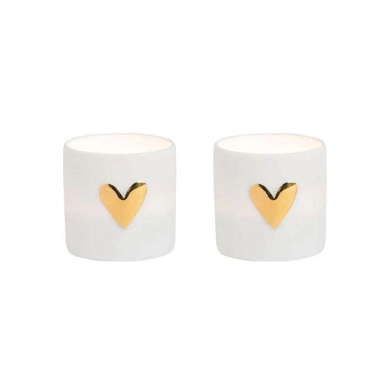 Heart Mini Tea Light Set