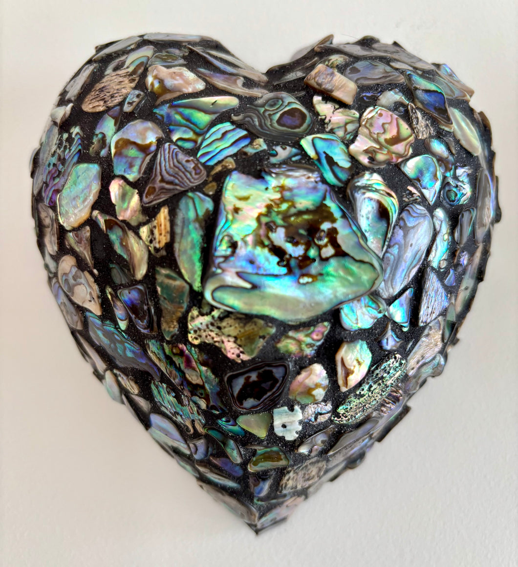 Decorative Heart - Paua
