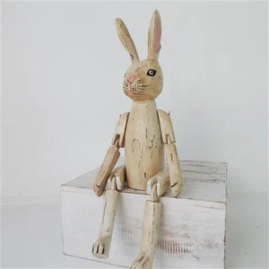 Vintage Antiqued Rabbit