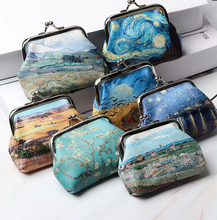 Load image into Gallery viewer, Van Gogh inspired wee Coin Purse
