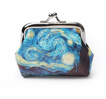 Load image into Gallery viewer, Van Gogh inspired wee Coin Purse
