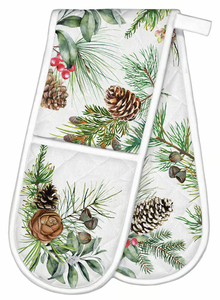 Michel Design Works White Spruce Double Oven Gloves