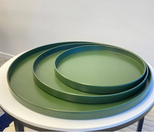 Load image into Gallery viewer, Bianca Metal Tray - Hunter Green
