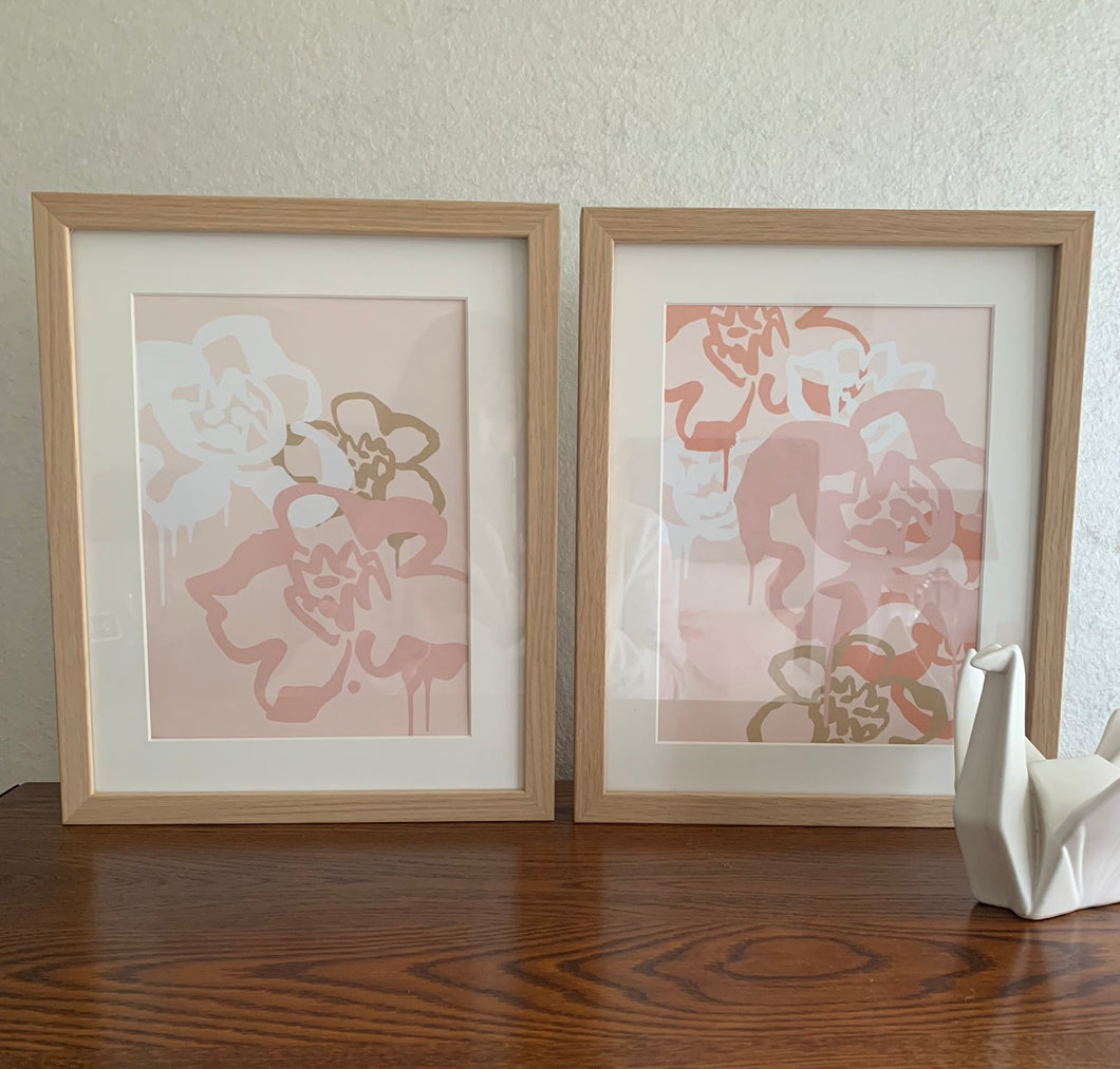 Manuka Blooms - Framed Set A4 Prints