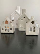 Load image into Gallery viewer, House with Cross Window Tealight Holder Small
