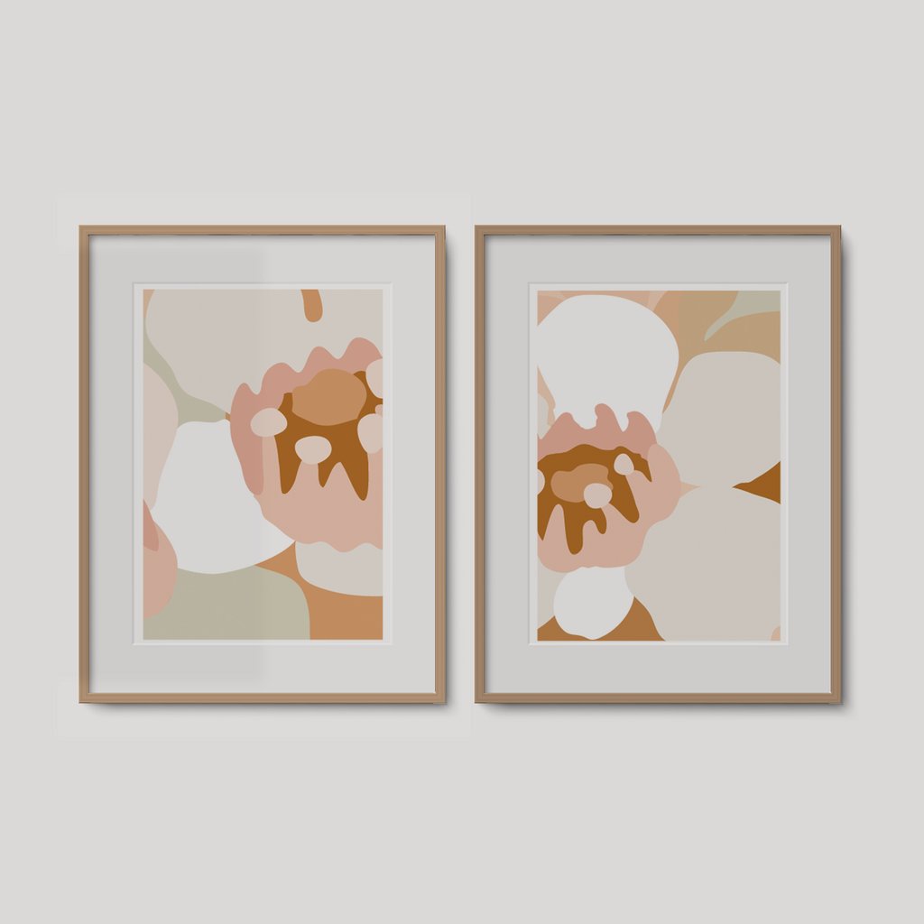 Manuka Flora - Framed Set A4 Prints