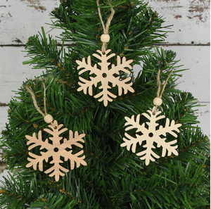 Larger - Timber Vintage Style Christmas Decorations