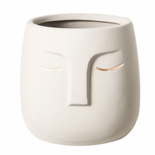 Load image into Gallery viewer, Ceramic Face Plant Pots
