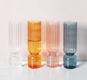 UPSIDE DOWN Coloured Glass Vases