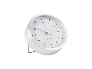 Karlsson Stainless Steel Tinge Alarm Clock